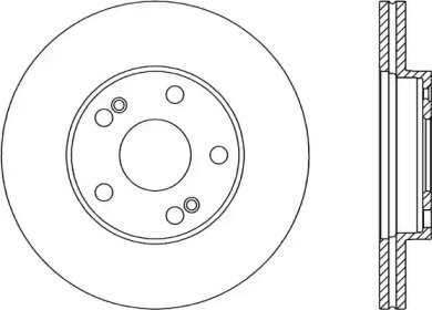 Тормозной диск (OPEN PARTS: BDA1465.20)