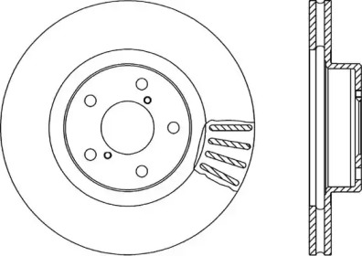 Тормозной диск (OPEN PARTS: BDA1493.20)