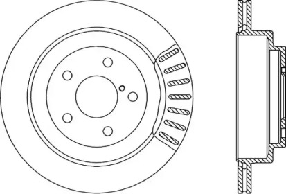 Тормозной диск (OPEN PARTS: BDA1494.20)