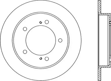 Тормозной диск (OPEN PARTS: BDA1504.10)