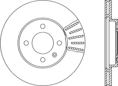 Тормозной диск (OPEN PARTS: BDA1579.20)