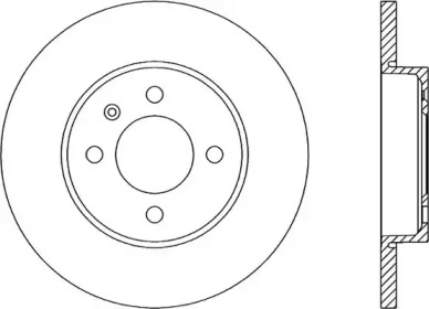 Тормозной диск (OPEN PARTS: BDA1582.10)