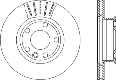 Тормозной диск (OPEN PARTS: BDA1589.20)