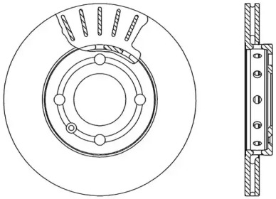 Тормозной диск (OPEN PARTS: BDA1592.20)