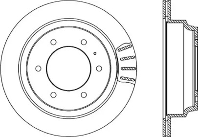 Тормозной диск (OPEN PARTS: BDA1654.20)