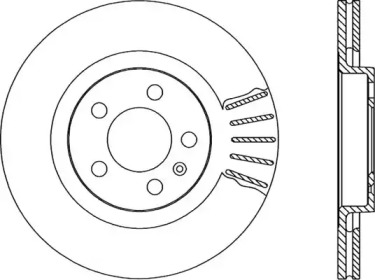 Тормозной диск (OPEN PARTS: BDA1666.20)