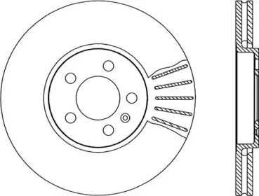 Тормозной диск (OPEN PARTS: BDA1667.20)