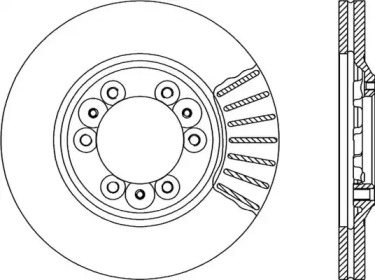 Тормозной диск (OPEN PARTS: BDA1672.20)