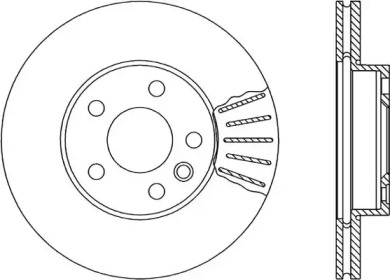 Тормозной диск (OPEN PARTS: BDA1676.20)