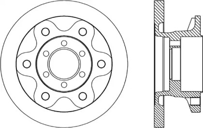 Тормозной диск (OPEN PARTS: BDA1690.10)