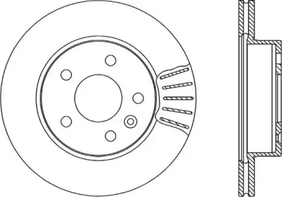 Тормозной диск (OPEN PARTS: BDA1704.20)