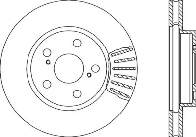 Тормозной диск (OPEN PARTS: BDA1725.20)