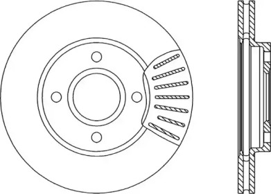 Тормозной диск (OPEN PARTS: BDA1739.20)