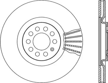 Тормозной диск (OPEN PARTS: BDA1744.20)