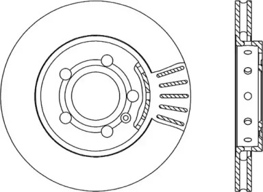 Тормозной диск (OPEN PARTS: BDA1746.20)