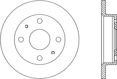 Тормозной диск (OPEN PARTS: BDA1762.10)