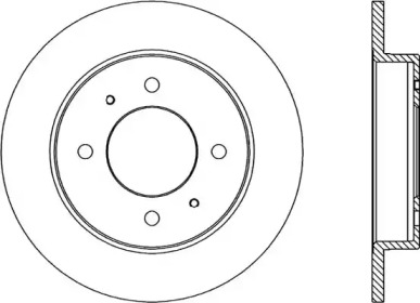 Тормозной диск (OPEN PARTS: BDA1770.10)