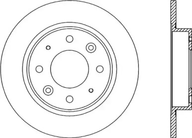 Тормозной диск (OPEN PARTS: BDA1774.10)