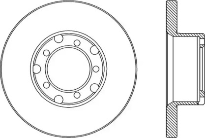 Тормозной диск (OPEN PARTS: BDA1783.10)