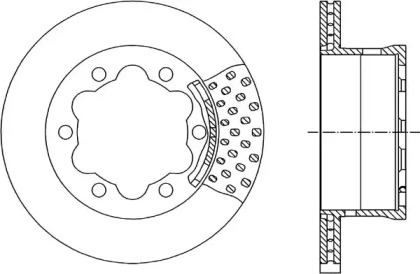 Тормозной диск (OPEN PARTS: BDA1786.20)