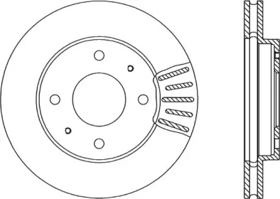 Тормозной диск (OPEN PARTS: BDA1794.20)