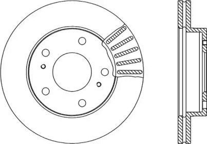 Тормозной диск (OPEN PARTS: BDA1801.20)