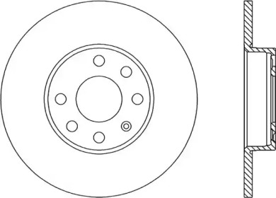 Тормозной диск (OPEN PARTS: BDA1806.10)