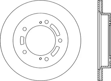 Тормозной диск (OPEN PARTS: BDA1821.20)