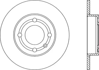 Тормозной диск (OPEN PARTS: BDA1849.10)