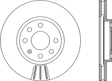 Тормозной диск (OPEN PARTS: BDA1880.20)