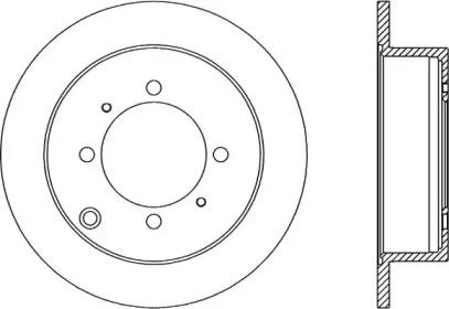 Тормозной диск (OPEN PARTS: BDA1895.10)