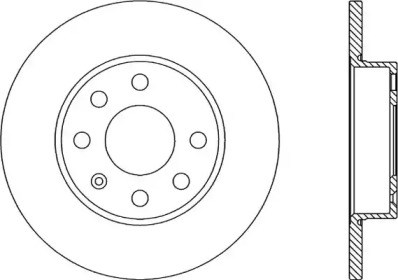 Тормозной диск (OPEN PARTS: BDA1967.10)