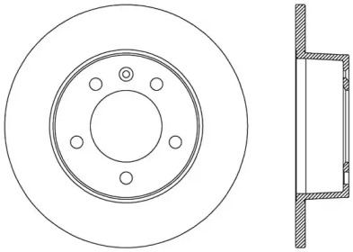 Тормозной диск (OPEN PARTS: BDA2001.10)