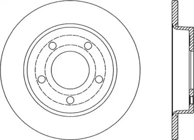 Тормозной диск (OPEN PARTS: BDA2024.10)