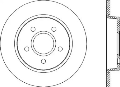 Тормозной диск (OPEN PARTS: BDA2041.10)