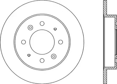 Тормозной диск (OPEN PARTS: BDA2047.10)