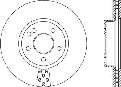 Тормозной диск (OPEN PARTS: BDA2060.20)