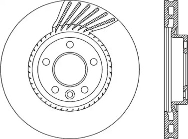 Тормозной диск (OPEN PARTS: BDA2061.20)