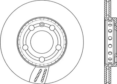 Тормозной диск (OPEN PARTS: BDA2066.20)