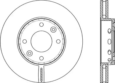 Тормозной диск (OPEN PARTS: BDA2070.20)