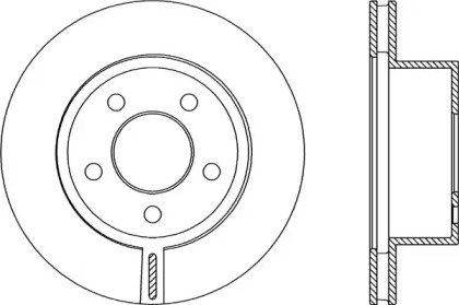 Тормозной диск (OPEN PARTS: BDA2089.20)