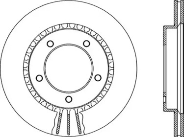 Тормозной диск (OPEN PARTS: BDA2113.20)