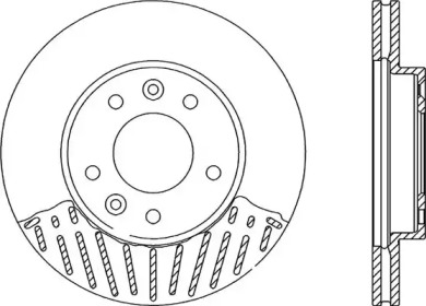 Тормозной диск (OPEN PARTS: BDA2124.20)