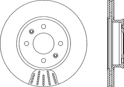 Тормозной диск (OPEN PARTS: BDA2132.20)