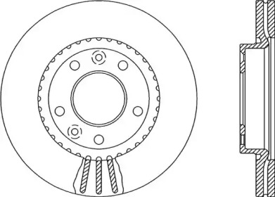 Тормозной диск (OPEN PARTS: BDA2137.20)