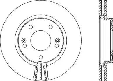 Тормозной диск (OPEN PARTS: BDA2138.20)