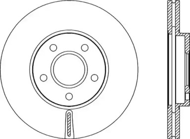 Тормозной диск (OPEN PARTS: BDA2141.20)