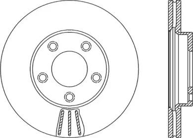 Тормозной диск (OPEN PARTS: BDA2142.20)