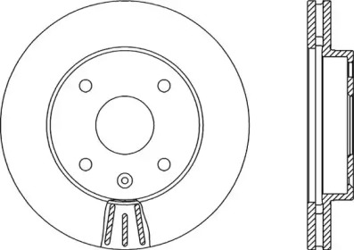 Тормозной диск (OPEN PARTS: BDA2144.20)