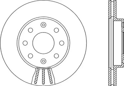 Тормозной диск (OPEN PARTS: BDA2145.20)